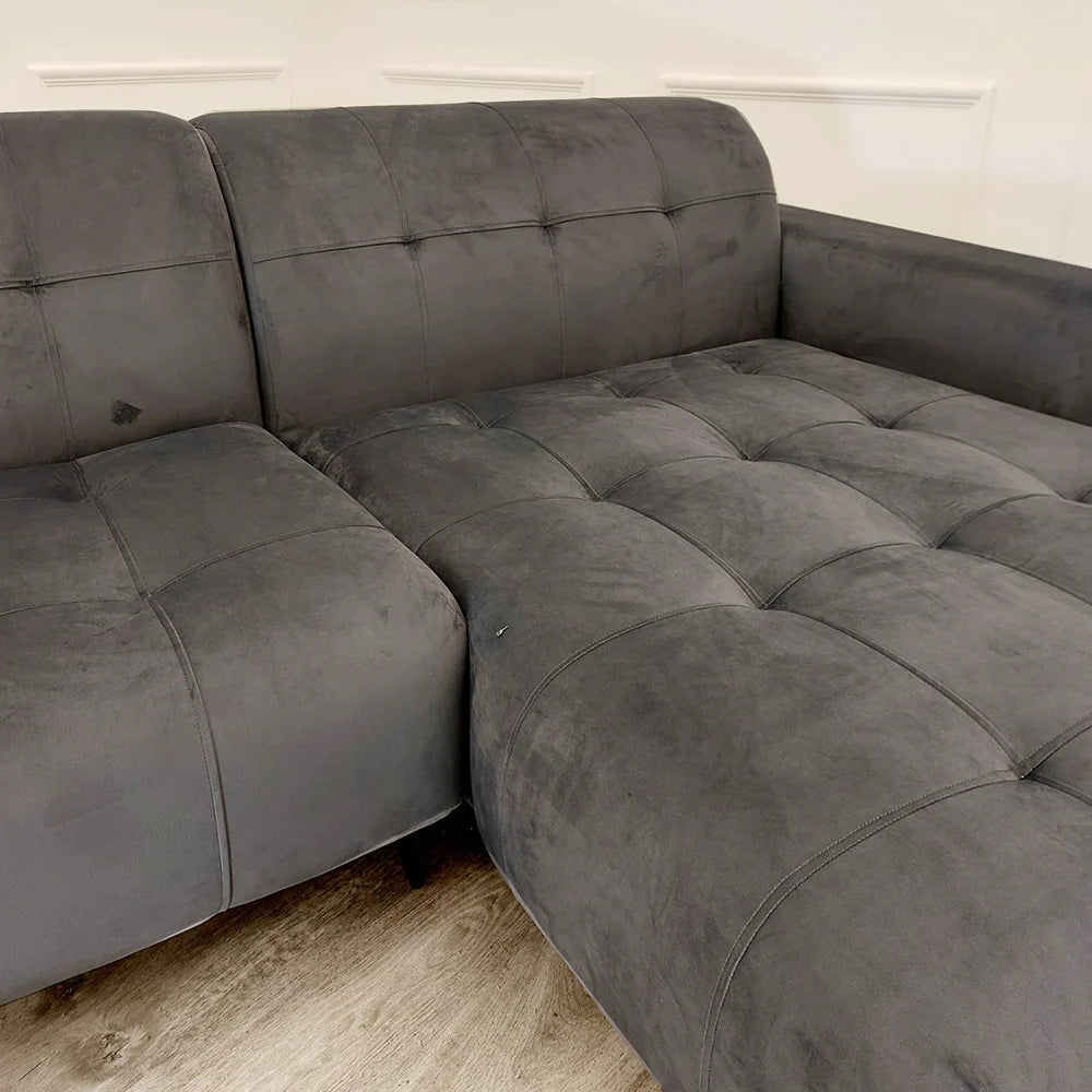 Oslo Open Plan Sofa - Steel Grey