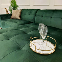 Oslo Open Plan Sofa - Emerald Green