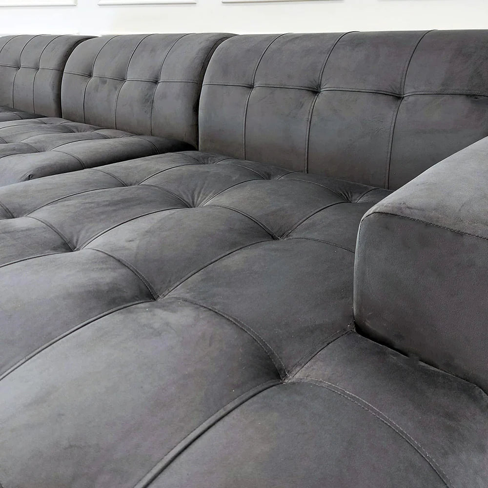 Oslo Open Plan Sofa - Steel Grey