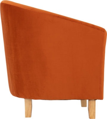 Velvet Tempo Tub Armchair