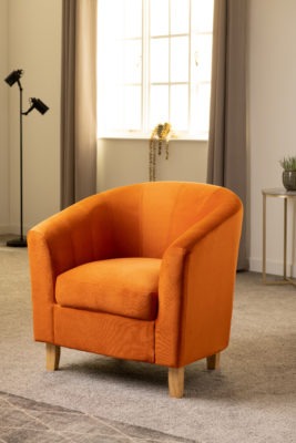 Velvet Tempo Tub Armchair