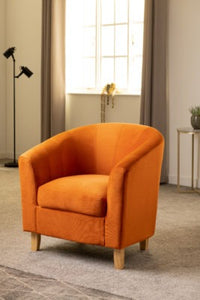 Velvet Tempo Tub Armchair