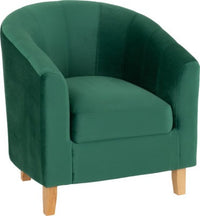 Velvet Tempo Tub Armchair