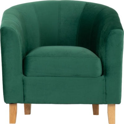 Velvet Tempo Tub Armchair