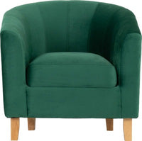 Velvet Tempo Tub Armchair