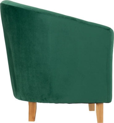 Velvet Tempo Tub Armchair