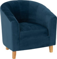 Velvet Tempo Tub Armchair