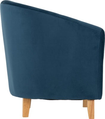 Velvet Tempo Tub Armchair