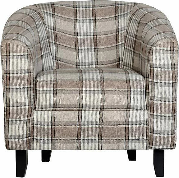 Hammond Checked Tub Chair