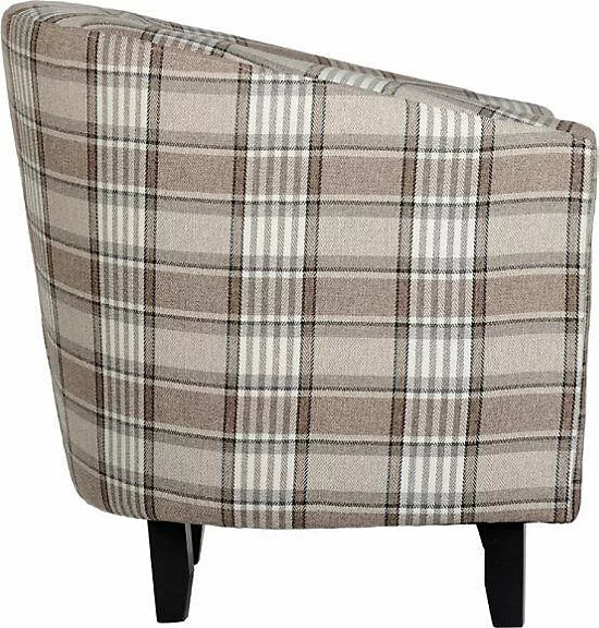 Hammond Checked Tub Chair